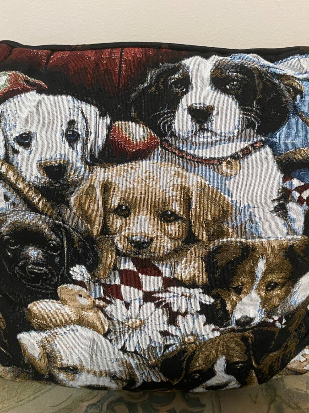 Puppies Accent Pillows – Set of 2 - Picture 3 of 9